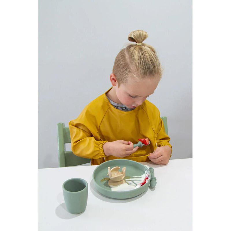 Zazi Sleeved Bib - Yolk image number 2