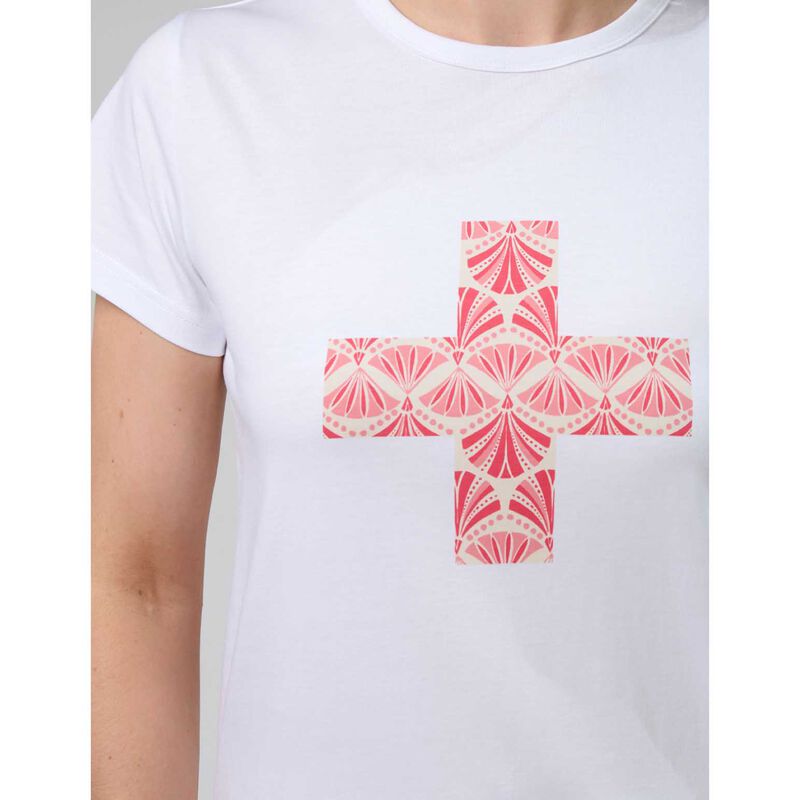 Stella + Gemma Classic Tee Strawberry Scoop White image number 2