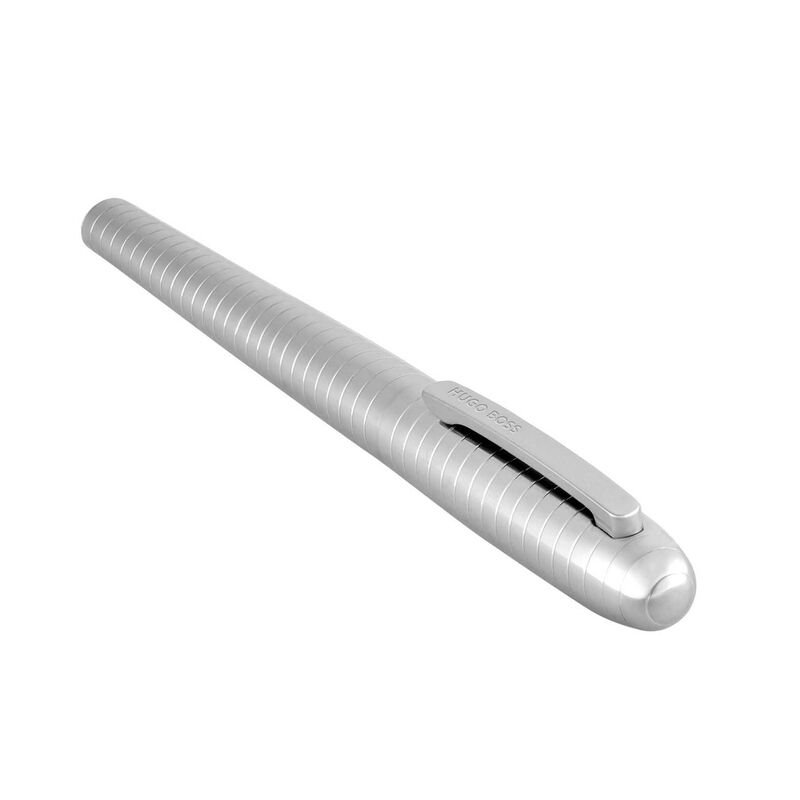 Hugo Boss Contour Soft Bauhaus Chrome Fountain Pen image number 1