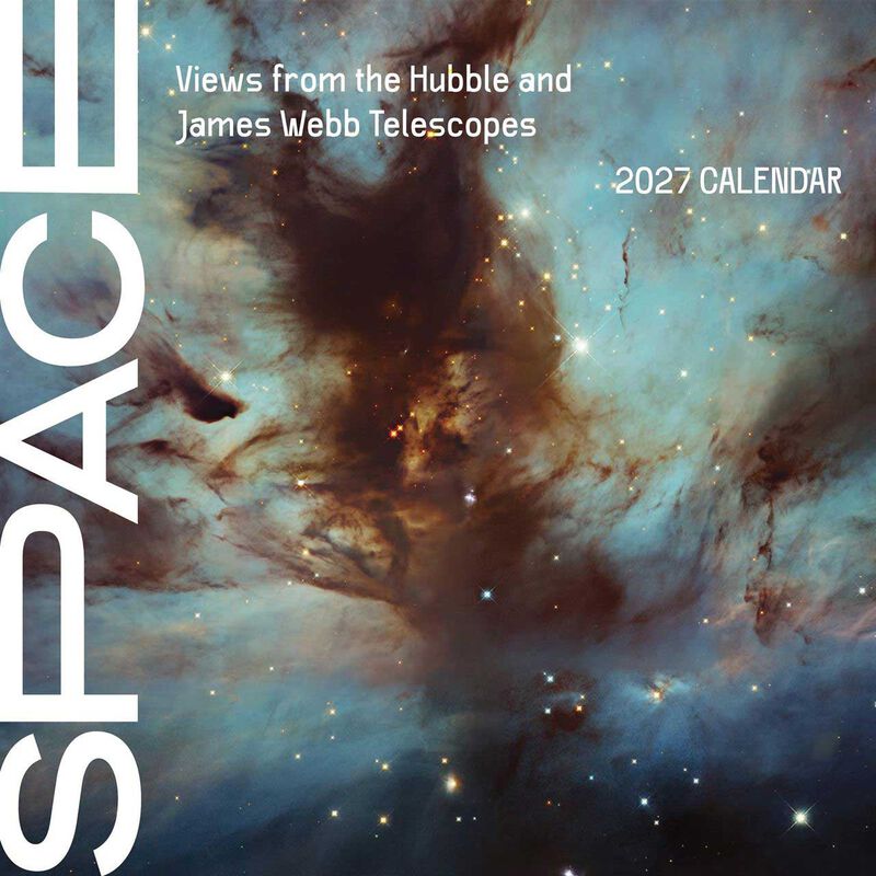 Pomegranate Space Wall Calendar 2027 image number 0