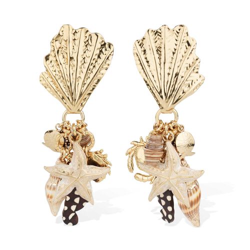 Gas Bijoux Shellita Clip On Earrings