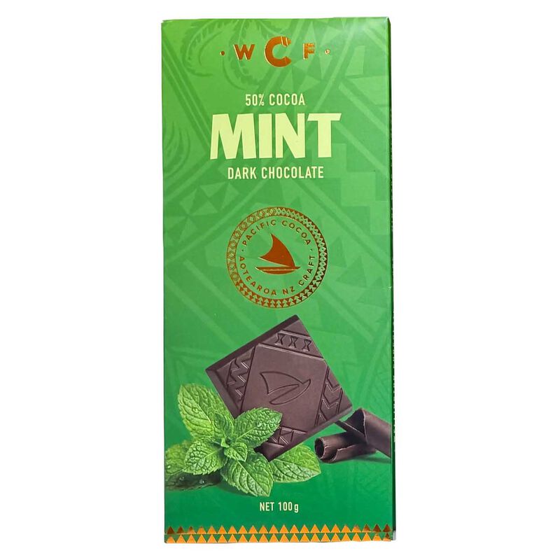 Wellington Chocolate Factory Mint Dark Chocolate 100g image number 0