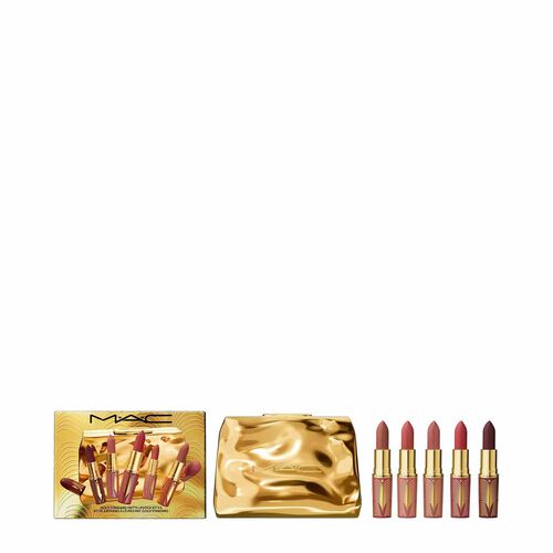 MAC Gold Standard Matte Lipstick Kit x 5