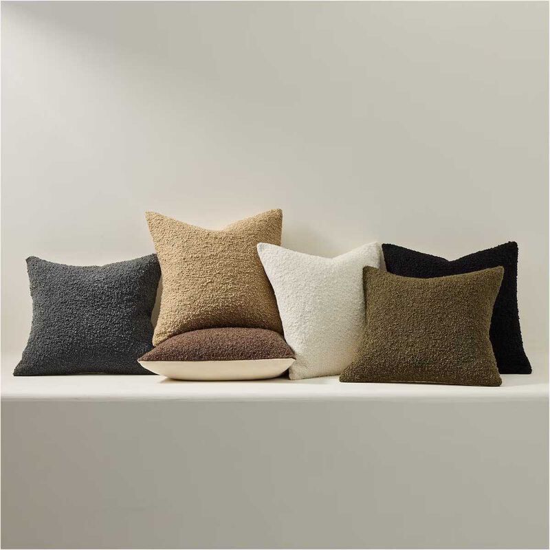 West Elm Cozy Boucle Cushion Cover image number 2