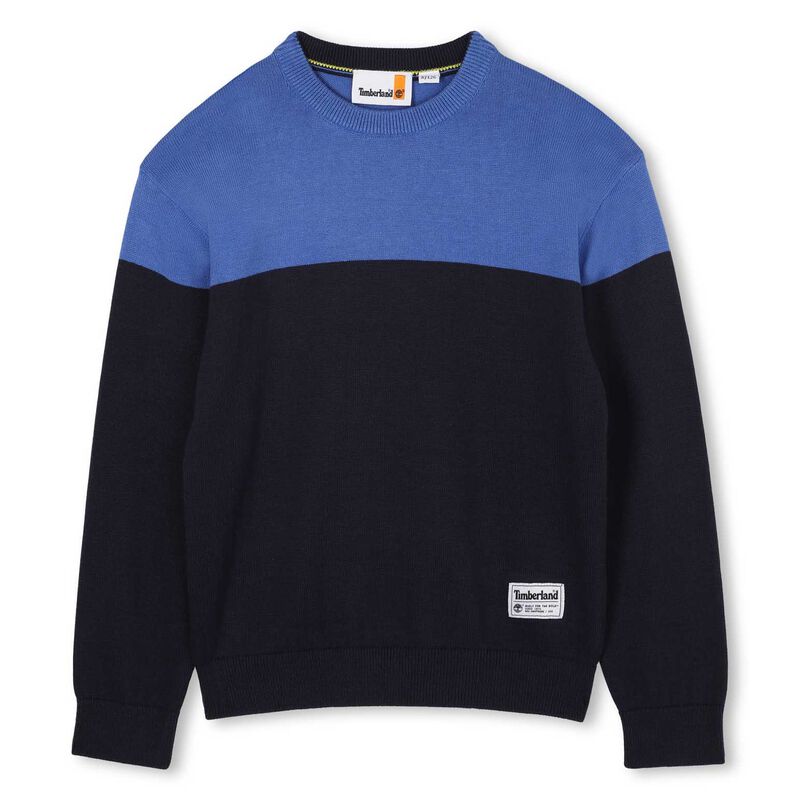 Timberland Two-Tone Sweater 4Y-6Y image number 0