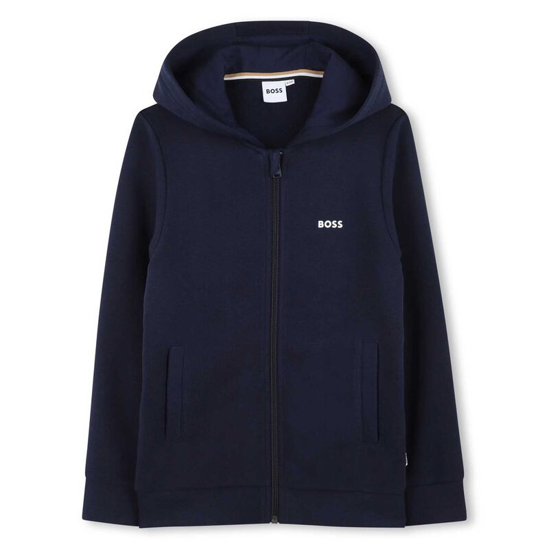 BOSS Hooded Zip Sweatshirt 8Y-10Y image number 0