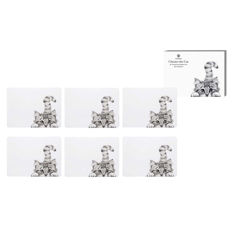 Ashdene Chester The Cat 6Pk Placemat image number 1