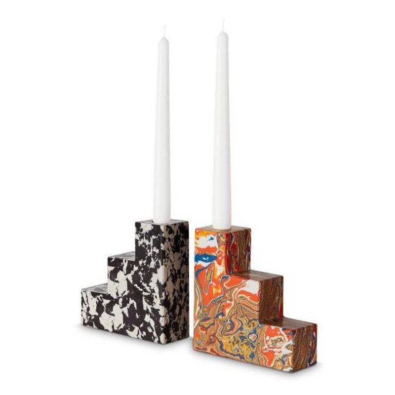 Tom Dixon Swirl Stepped Bookends Set Of 2 image number 1
