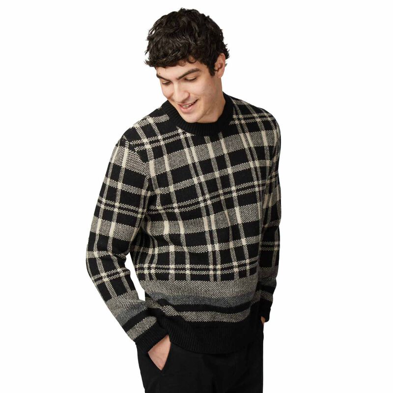 Ben Sherman Tartan Jacquard Crew image number 0