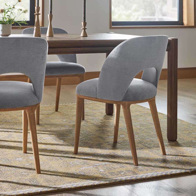 West Elm Boerum Dining Chair Graphite image number 1