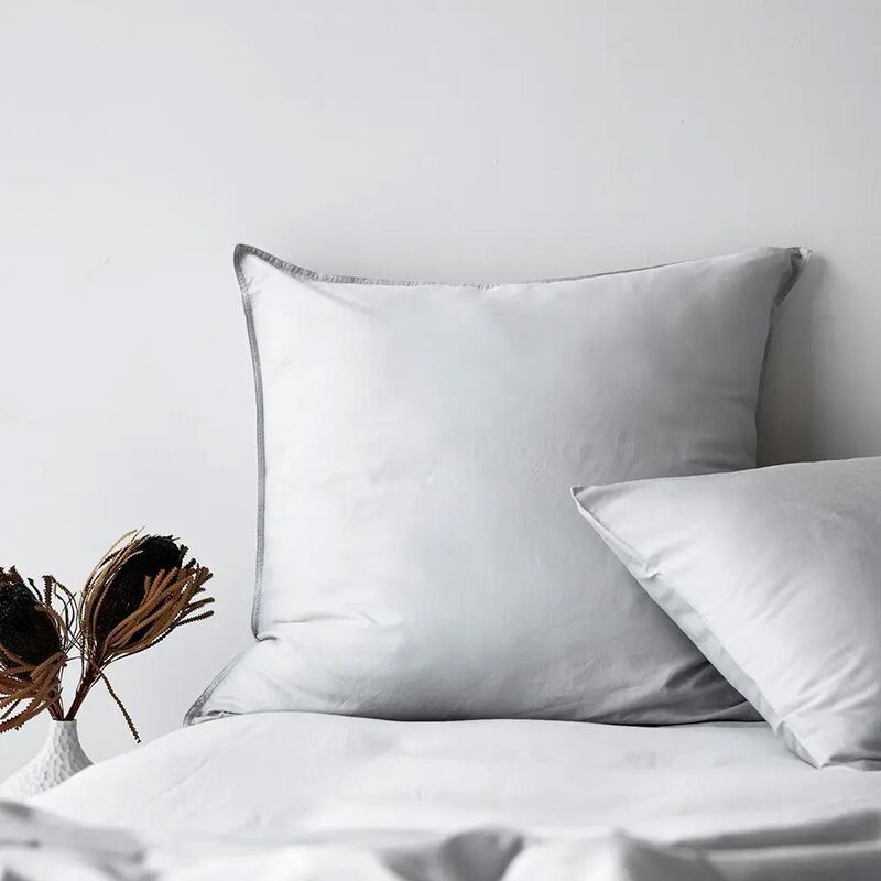 George Street Linen Soft Washed Cotton European Pillowcase Set Of 2 image number 0