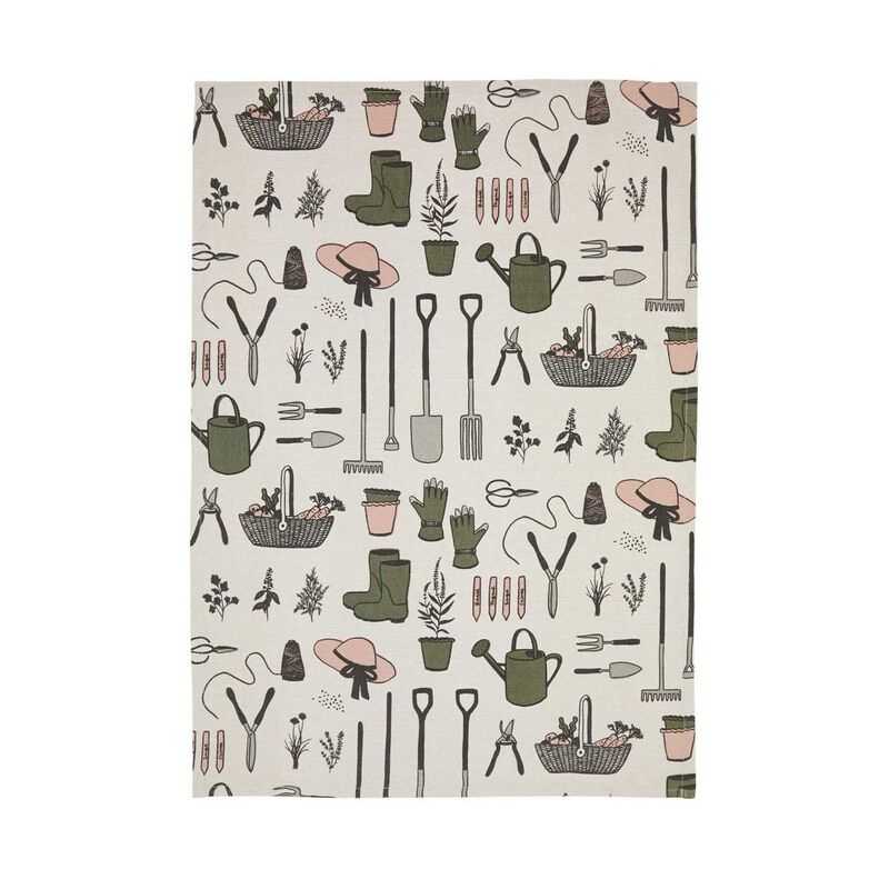 Wallace Cotton Potager Tea Towel Set Of 3 image number 2