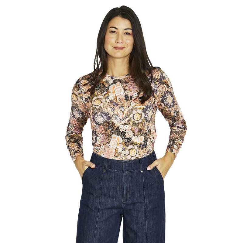 Jump Delicate Paisley L-S Tee image number 0