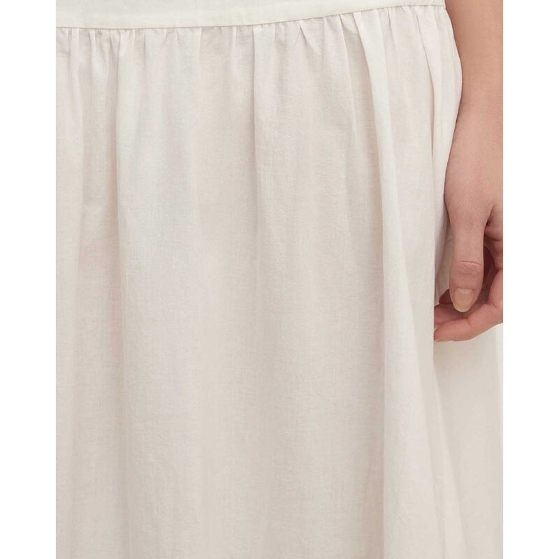 Assembly Label Sarah Cotton Maxi Skirt White image number 2