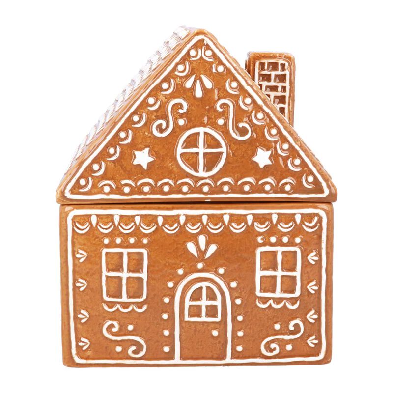 Gisela Graham Ceramic Gingerbread House Cookie Jar image number 0