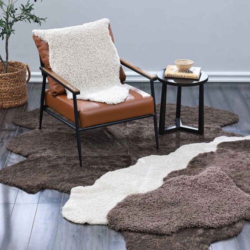 MM Linen New Zealand Short Wool Sheepskin Rug