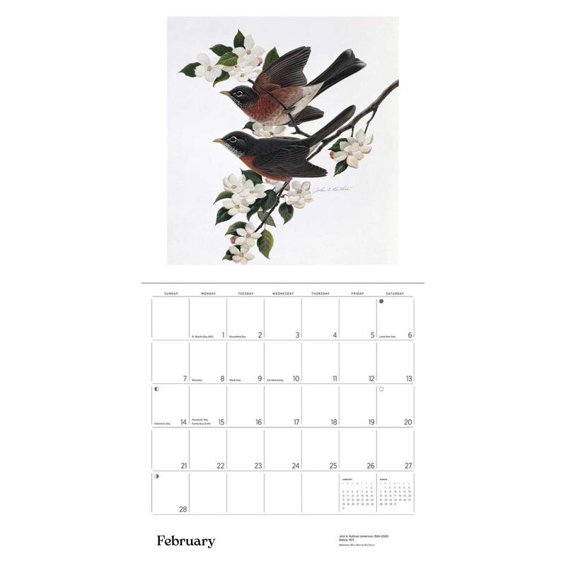 Pomegranate A Birders View Wall Calendar 2027 image number 1