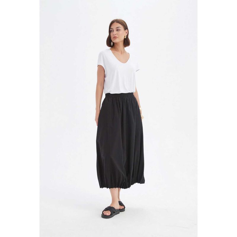 TIRELLI Pin Tuck Hem Skirt image number 2