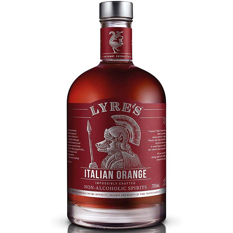 Lyre's Italian Orange Non Alcoholic Liqueur 700ml image number 0