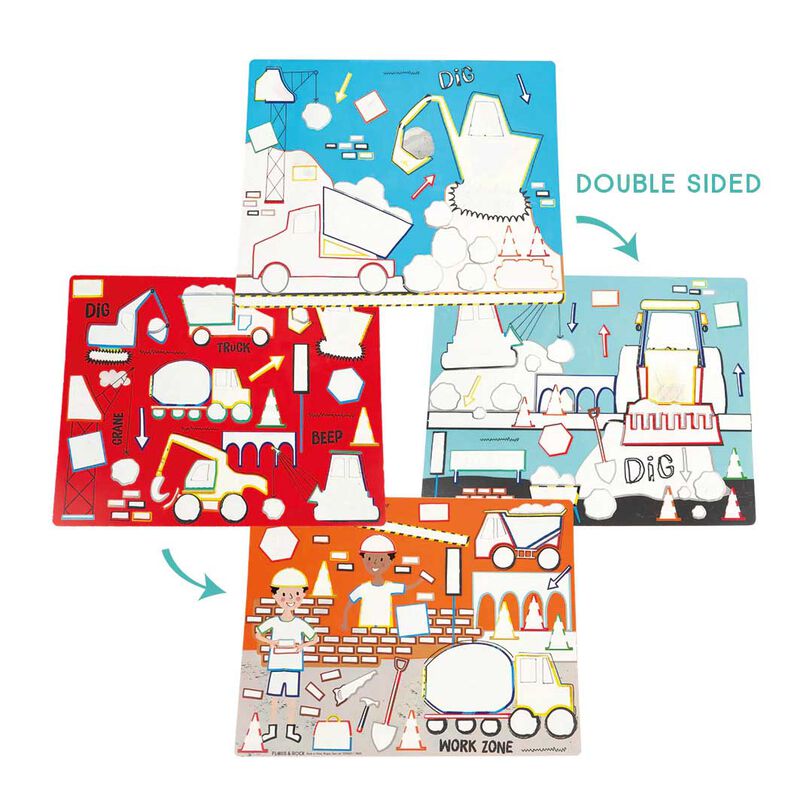 Floss & Rock Magic Water Placemats - Construction image number 3