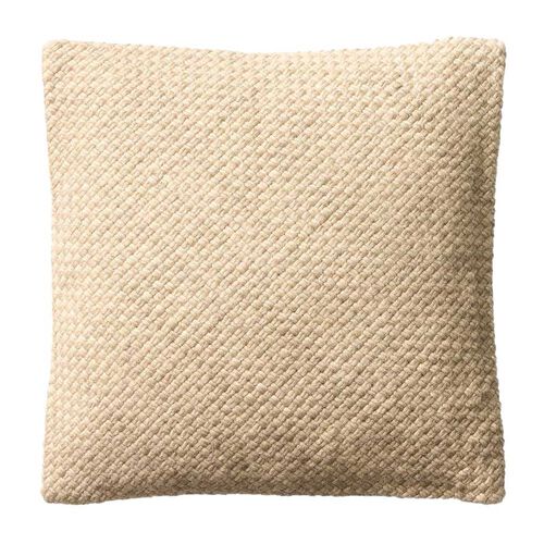 West Elm Heathered Wool Cushion Cover 50cm Baked Clay