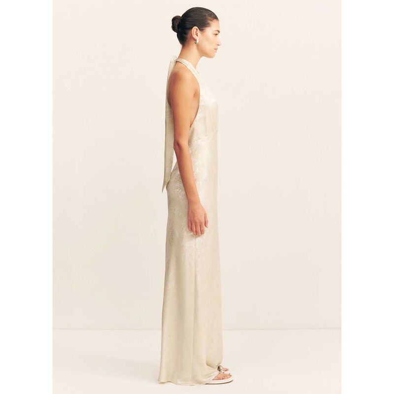 Shona Joy Calder Halter Neck Maxi Dress image number 3