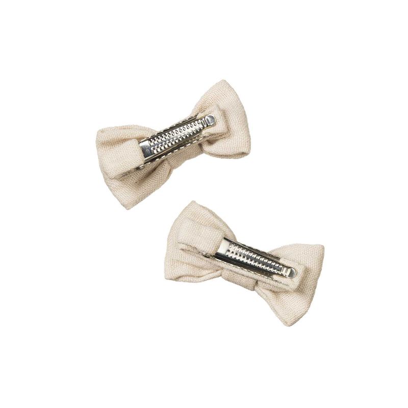 Nature Baby Bow Hair Clips 2 Pack image number 1