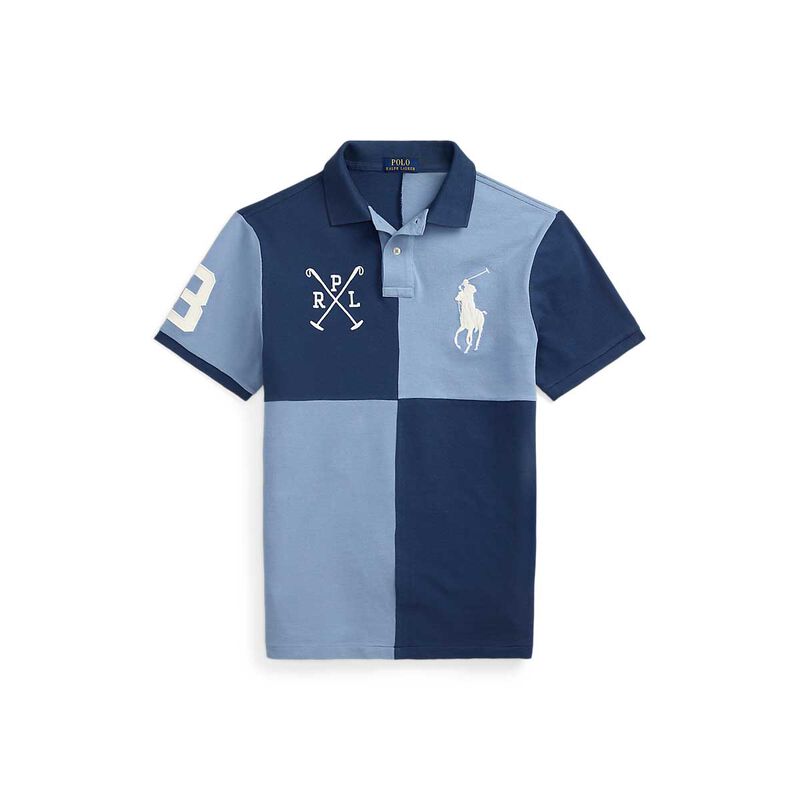 Polo Ralph Lauren Custom Slim Fit Big Pony Mesh Polo Shirt image number 2