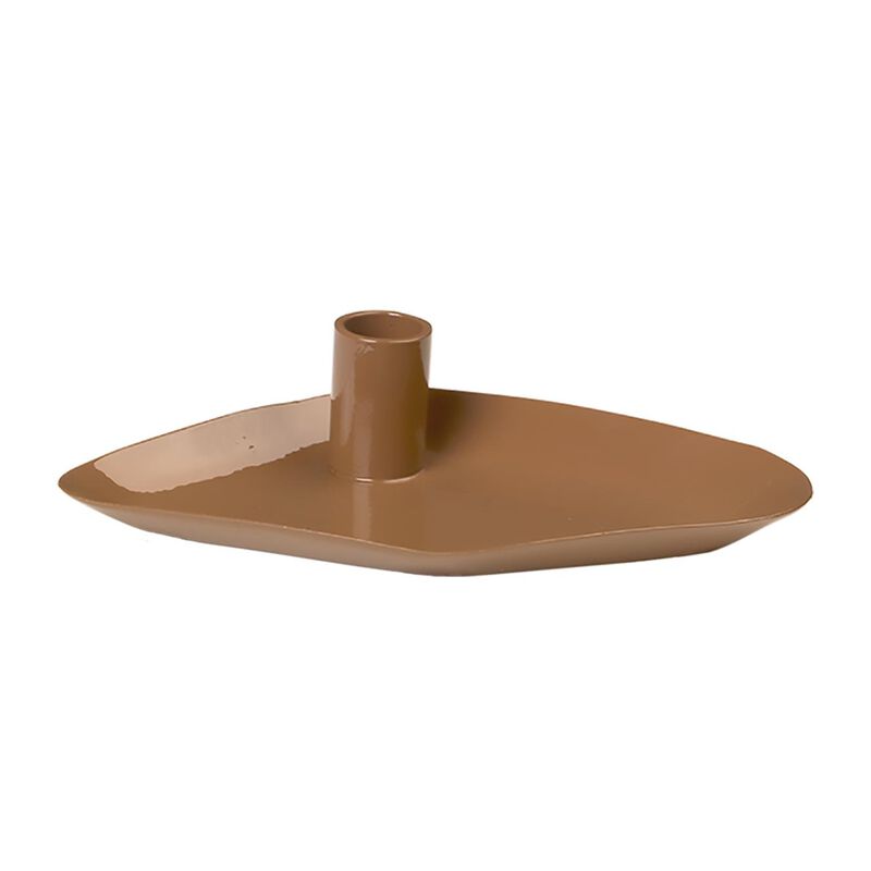 Broste Mie Mini Candleplate - Brown image number 0