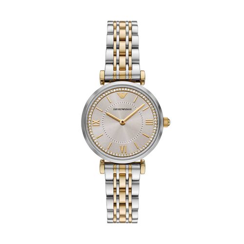 Emporio Armani Two-Hand Two-Tone Stainless Steel Watch AR11702