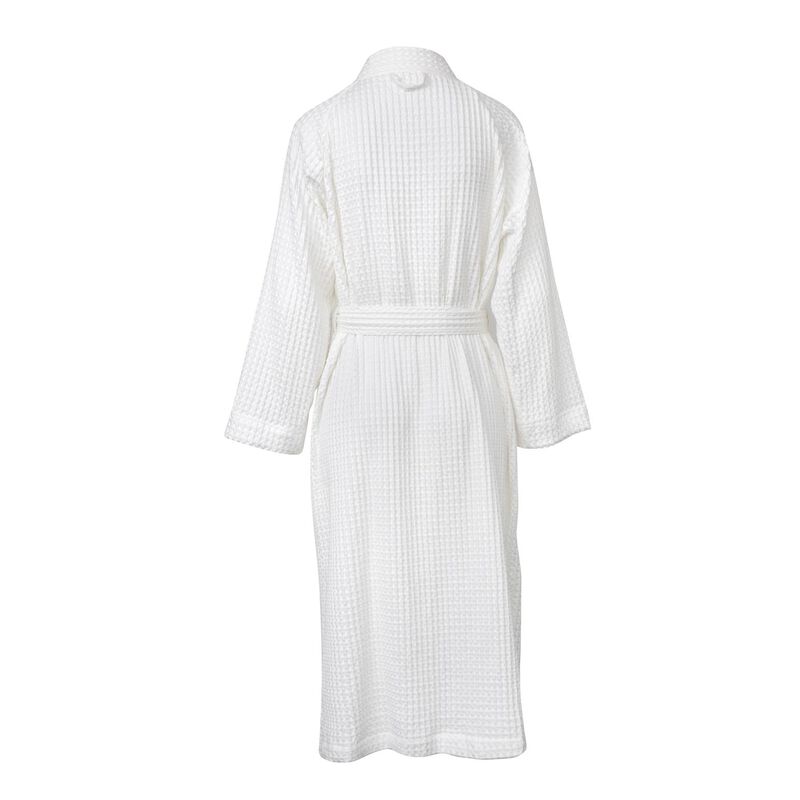 Wallace Cotton Clooney White Waffle Robe image number 1