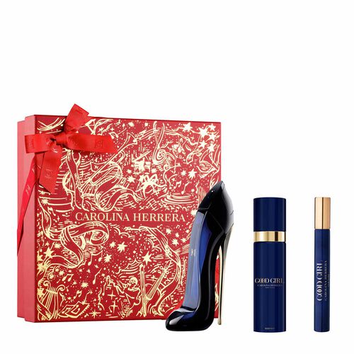 Carolina Herrera Good Girl Xmas Gift Set (80ml EDP, Body Mist & 10ml Spray)