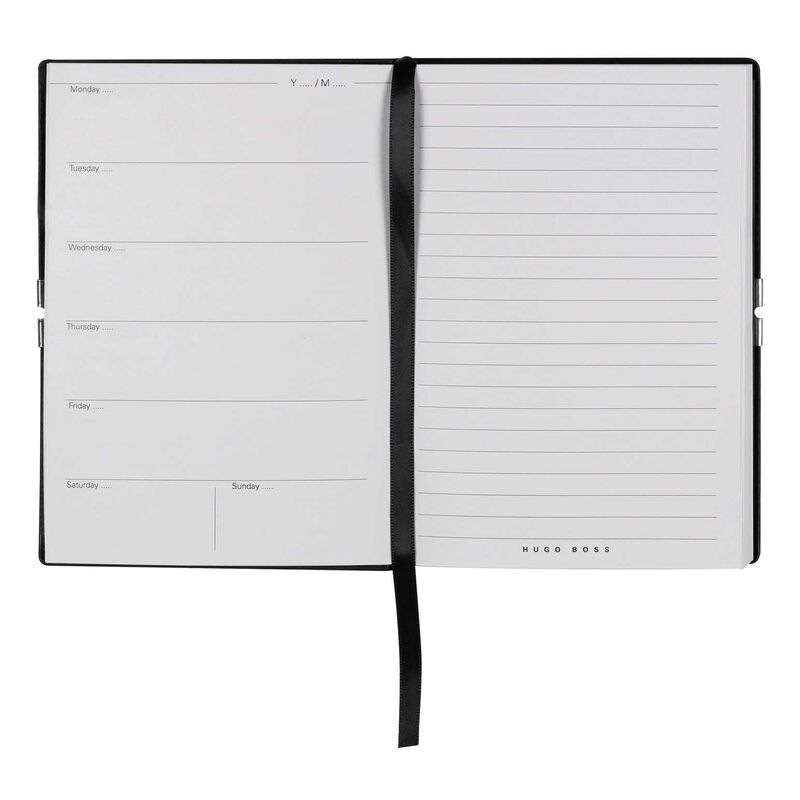 Hugo Boss A6 Storyline Black Agenda Notebook image number 3