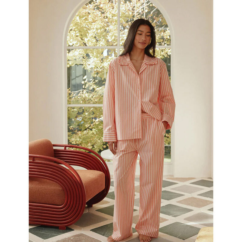 Papinelle Butterscotch Stripe Fl Pj image number 3