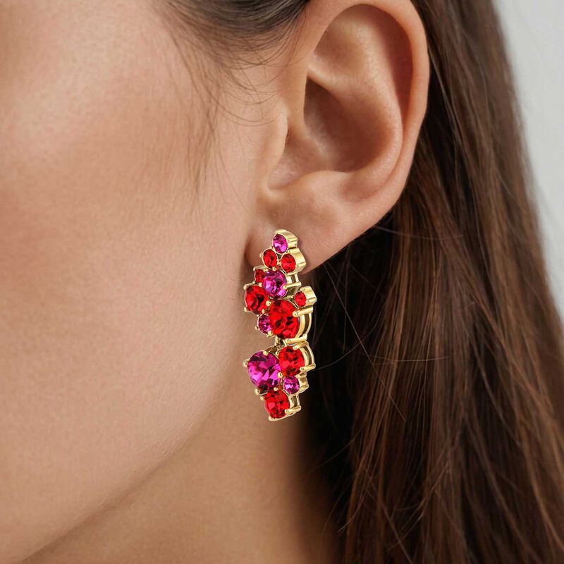 Dyrberg Kern Marigold Sg Red Mix Earring image number 1