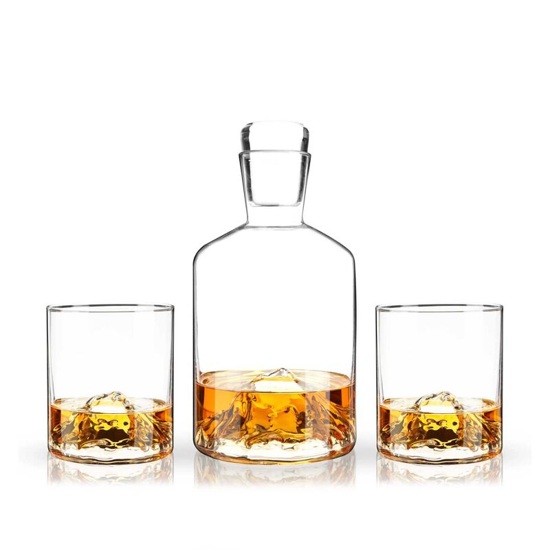 Mountain Decanter And Tumblers By Viski&reg; image number 0