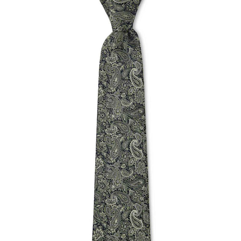 Cambridge Tonal Paisley 7.5cm Tie image number 3