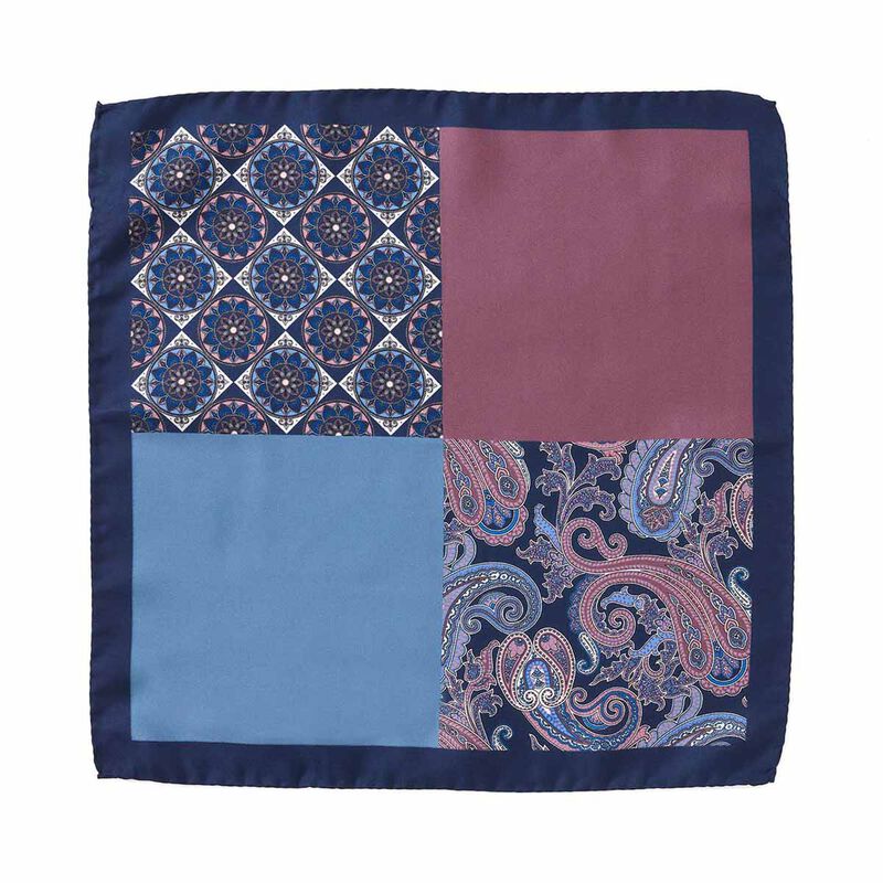 Cambridge Rondelle 4-Way Pocket Square image number 2