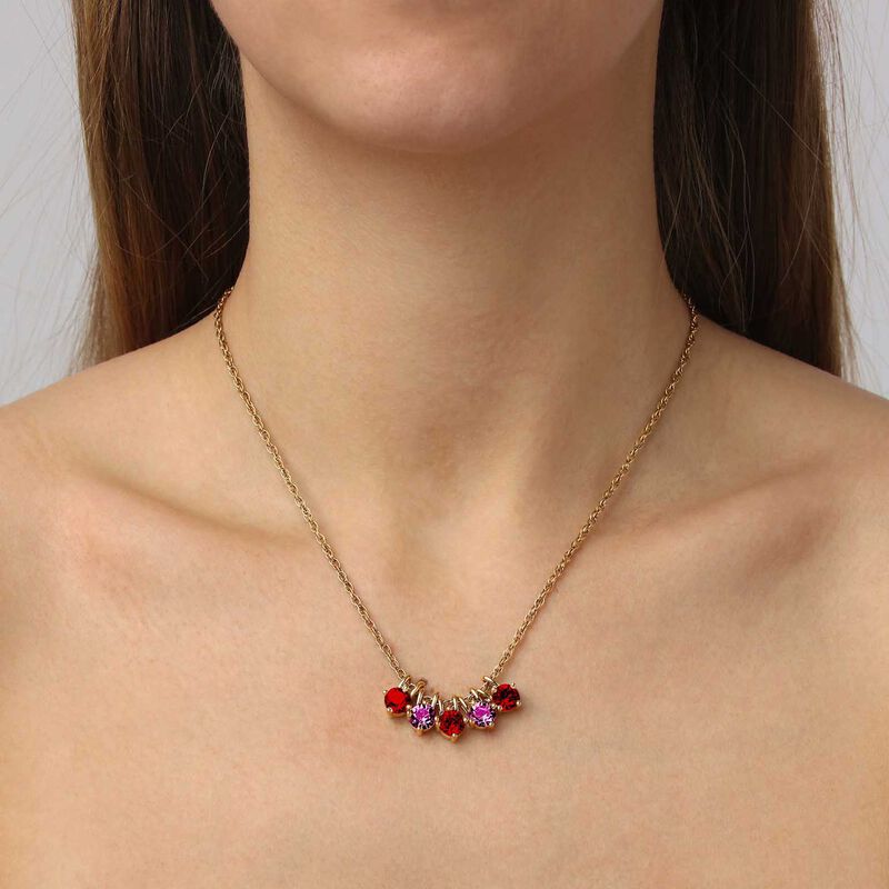 Dyrberg Kern Phila Sg Red Mix Necklace image number 1
