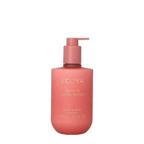ECOYA Hand & Body Lotion Guava & Lychee Sorbet 450ml