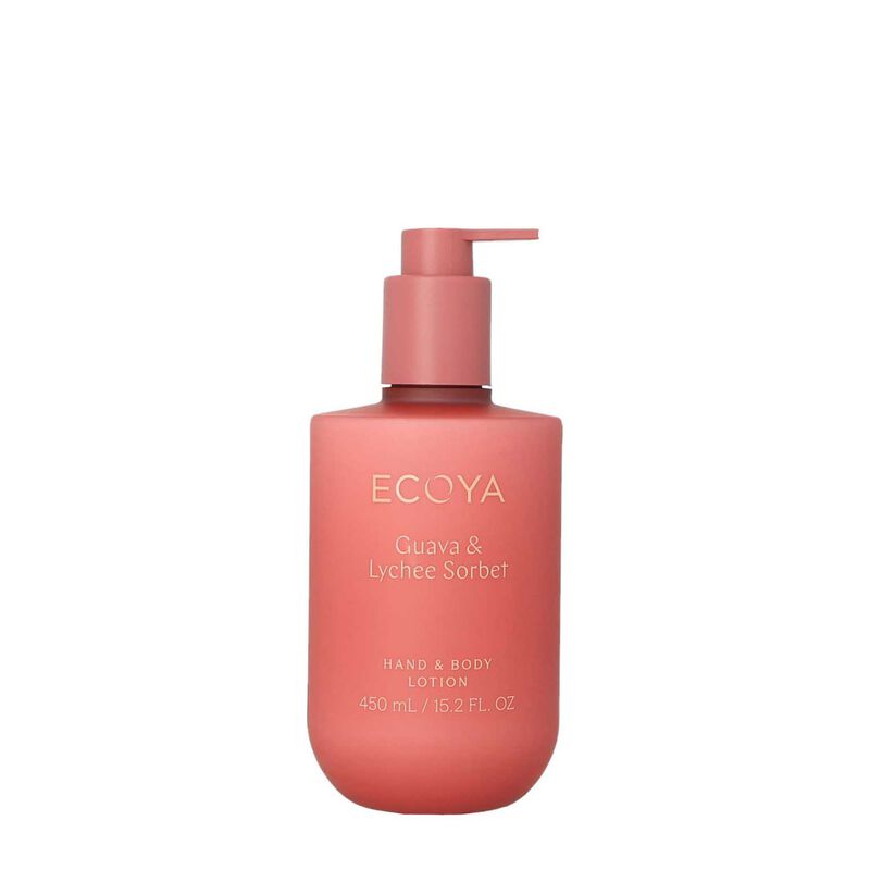 ECOYA Hand & Body Lotion Guava & Lychee Sorbet 450ml image number 0