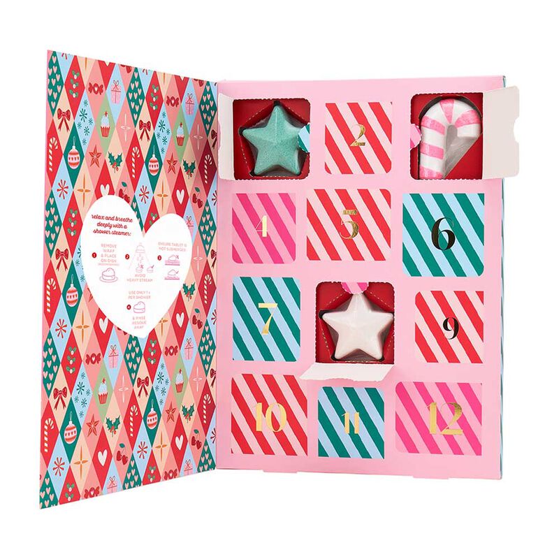 Annabel Trends Christmas Advent Calendar Shower Steamers 12Pcs image number 0
