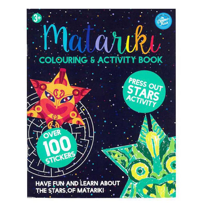 NZ Matariki Colouring & Activity Book A4 image number 0