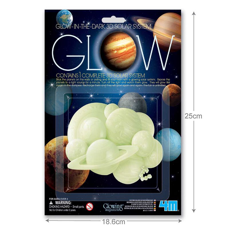 4M Glow In The Dark 3D Solar System image number 1
