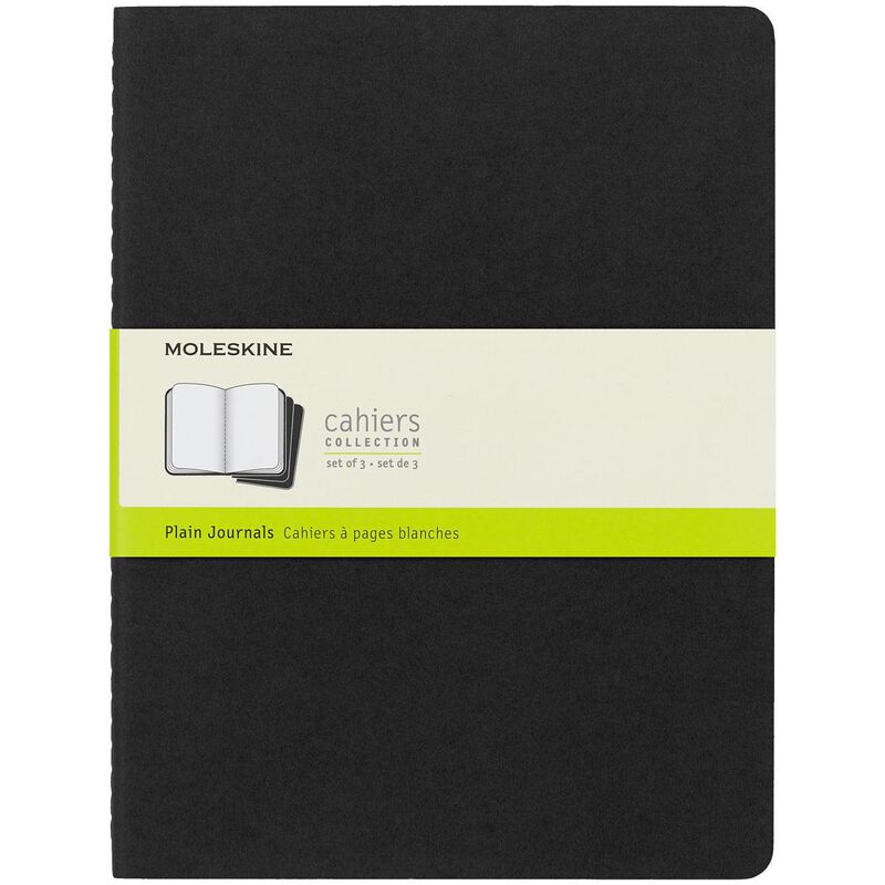 Moleskine Cahier Journals XL Plain Black image number 0