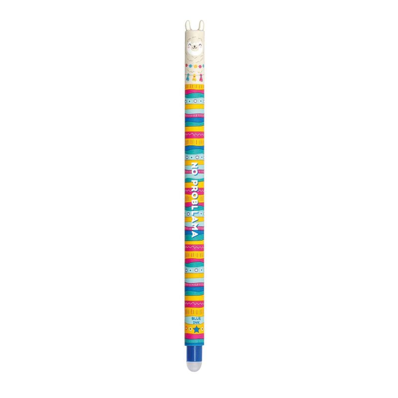 Legami Llama Erasable Pen - Blue Ink image number 0