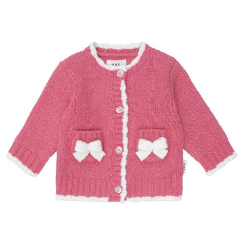 Huxbaby Crochet Bow Cardi 3-5Y