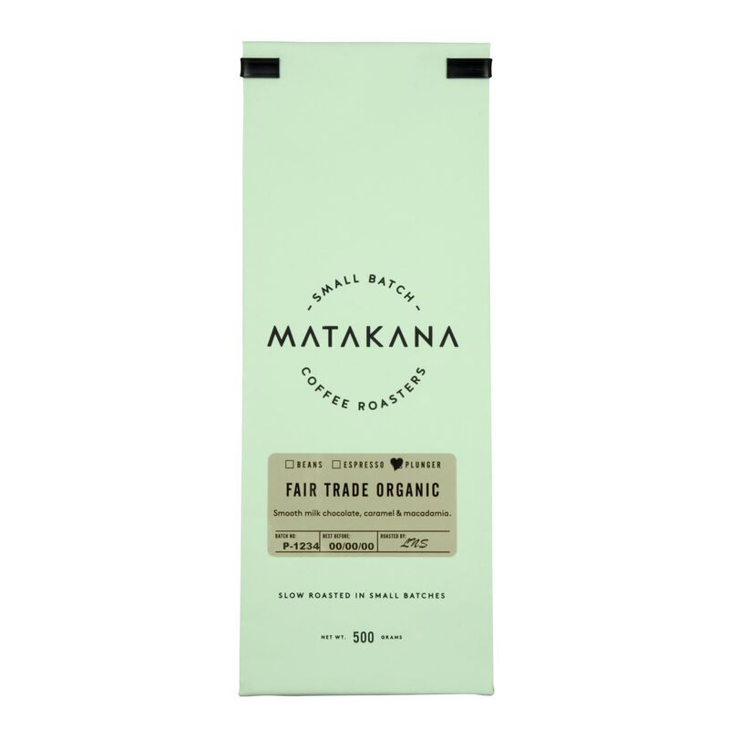 Matakana Coffee Roasters FT Organic Plunger 500g image number 0