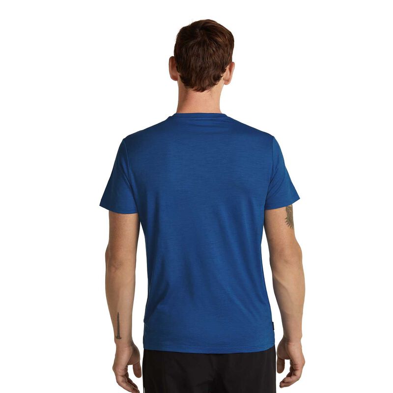 Icebreaker M Merino 150 Tech Lite SS Tee Range Stripes image number 4