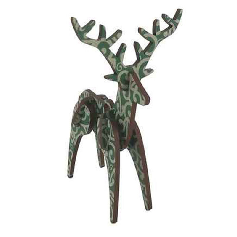 Abstract Designs Koru Green A5 Reindeer Flatpack image number 0